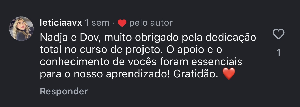 Depoimento sobre formações Quintessência