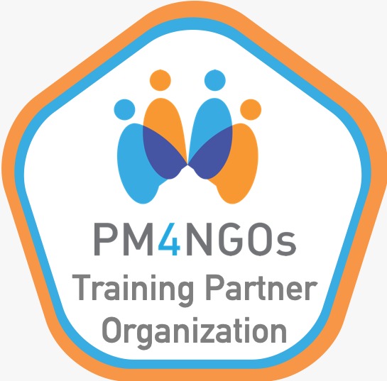 PM4NGOs Training Partner Organization — Selo oficial de organização parceira certificada